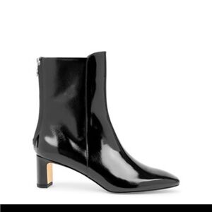 Aeyde Donna 55 Black Patent
Leather Ankle Boots -Brand New